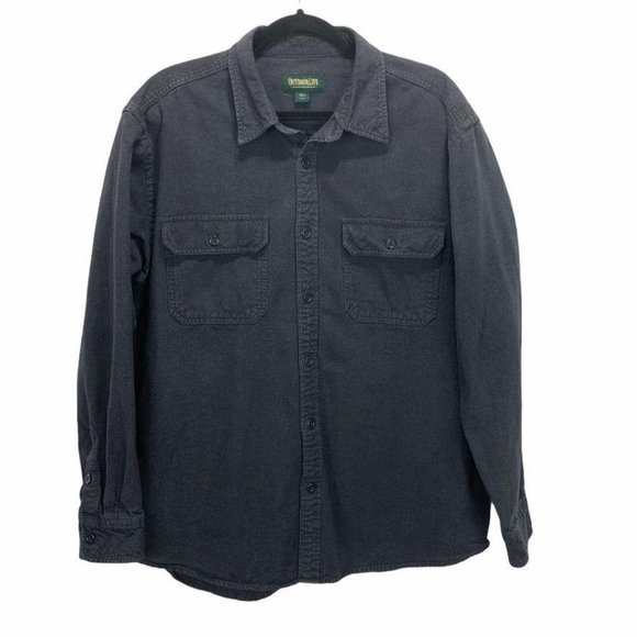 Heavy cotton button down shirt Clearance